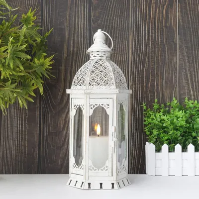 Immagine prodotto di Lanterne decorative in metallo per candele