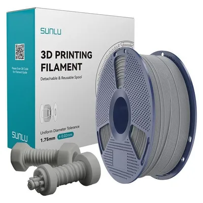 Immagine prodotto di SUNLU ABS, filamento grigio ad alta velocità per la stampa 3D, fino a 350 mm/s