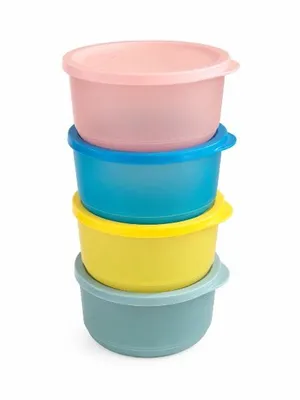 Produktbild von TUPPERWARE Cubix Kühlschrank Geburtstagskracher rund 530 ml (4)  Frischebehälter