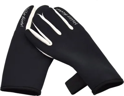 Produktbild von 2 mm warme Neoprenhandschuhe zum Schwimmen, Tauchen und Schnorcheln (Schwarz, Größe S)