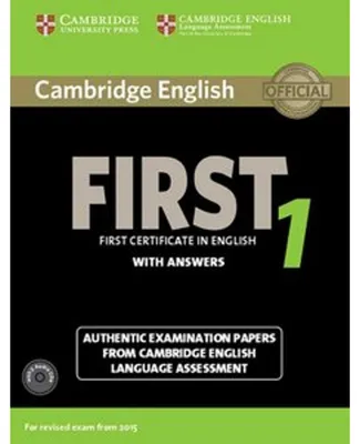 Obrázok produktu pre Cambridge English First 1 for updated exam. Student's Book with answers and downloadable audio