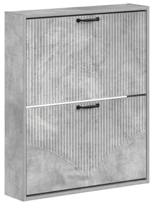 Obrázek produktu pro Nástěnná skříňka na boty HOORN, rozměry 71 x 17 x 86 cm, materiál: dřevovláknitá deska