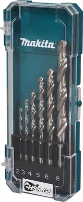 Produktbild von Makita Metallbohrer-Set D-78346 HSS-GS 6-teilig