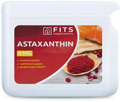 Produktbild von Astaxanthin 4 mg, 30 Weichkapseln
