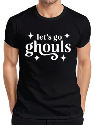 Imagen del producto de Camiseta para hombre, diseño "Halloween", con motivos de fantasmas y elementos de terror, estilo retro, color , talla XXL