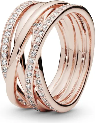 Produktbild von Pandora Rose 180919CZ Ring Funkelnde Bänder Gr. 60