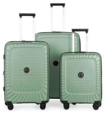 Image de HAUPTSTADTKOFFER - Kotti - Set de 3 valises coque dure robuste en matériau PP recyclé Trolleys légers Polypropylène coque dure, 4 roulettes, serrure TSA,Mint