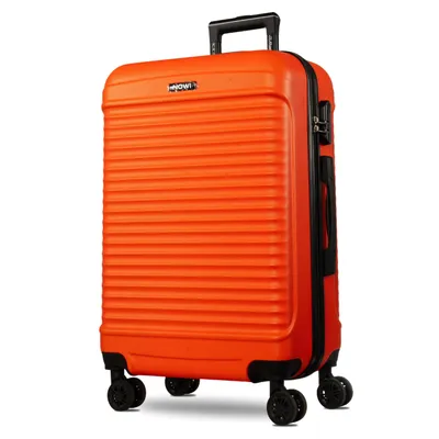 Produktbild von NOWI Las Palmas Koffer L – 59L Ultraleicht-Koffer, Mittelgroßer Hartschalenkoffer mit 8 Rollen 360° drehbar, Schalenkoffer mit Rollen (orange, L)