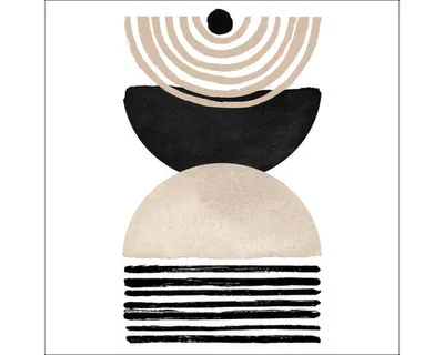 Produktbild von Glasbild New Geometric Shapes II 50x50 cm