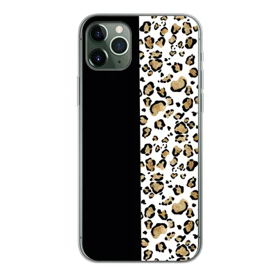 Produktbild von MuchoWow® Handyhülle Schutzhülle Hülle für iPhone 11 Pro Max Panther Druck - Tiere - Aquarell Silikon Softcase Handy Hülle - Schutz
