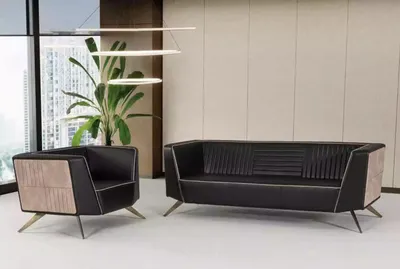 Immagine prodotto di Poltrona nera Seduta da studio Mobili da ufficio moderni di design