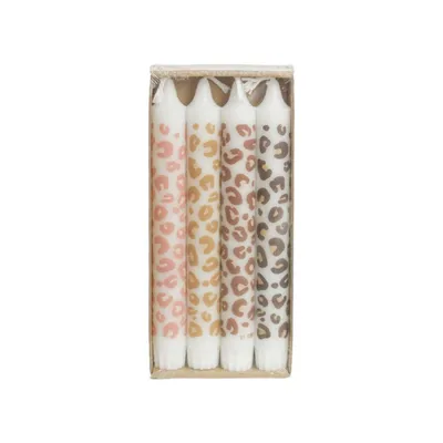 Immagine prodotto di Candele decorative Kimmi Stearin, motivo leopardo, confezione da 1