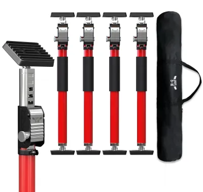 Imagen del producto de Soportes telescópicos para montaje, de 40 a 62 cm, paquete de 4 unidades, para montaje de puertas y marcos