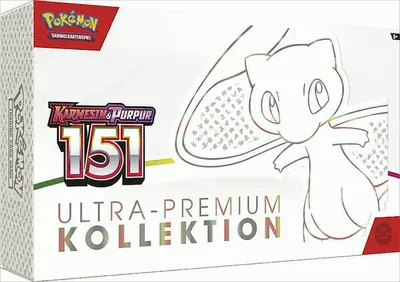 Produktbild von Pokémon-Sammelkartenspiel: Ultra-Premium-Kollektion Karmesin & Purpur – 151