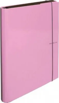 Obrázek produktu pro Desky lamino 3klopé s gumičkou / růžová