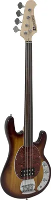 Produktbild von DIMAVERY MM-501 E-Bass, fretless, tobacco