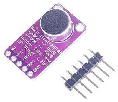 Zdjęcie produktu dla MAX9814 mikrofon przedwzmacniacz agc moduł dla elektroniki DIY