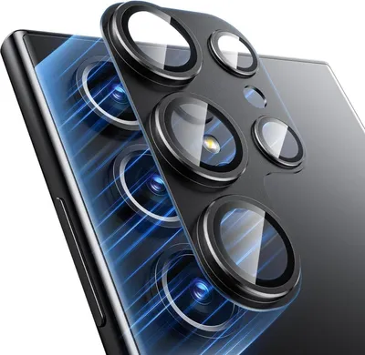 Immagine prodotto di Protezione della fotocamera Samsung Galaxy S24 Ultra 5G Black 9H vetro metallico temperato