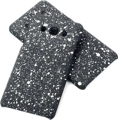 Immagine prodotto di Custodia protettiva, cover, bumper o scocca in silicone 3D a forma di stelle, colore bianco, per Samsung Galaxy J5 2016