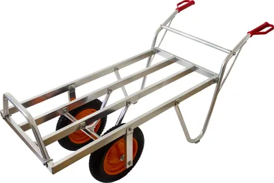 Produktbild von Pro-Bau-Tec Aluminium Schweizer Karre mit pannensicheren PolyurethanRädern Tragkraft 200kg
