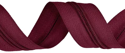 200m Endlos-Reißverschluss spiralförmig 5mm Meterware merlot