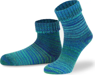 Produktbild von normani 2 Paar Skandinavische Wollsocken mit Umschlag