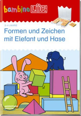 Image de LÜK. Bambino. Formen und Zeichen mit Elefant und Hase: Basales Training