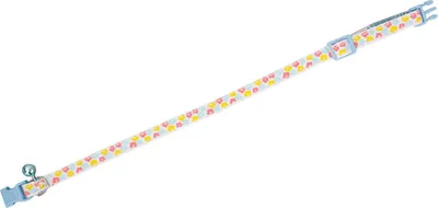 Produktbild von Karlie Katzenhalsband Blumenmuster, Glöckchen, Sicherheitsverschluss, 20-35 cm, 1 cm breit