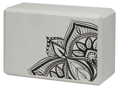 Produktbild von Gaiam - "Dovetail" Yoga-Block, Schaumstoff PP8791 (Einheitsgröße, Einheitsgröße) (Beige/Beige)
