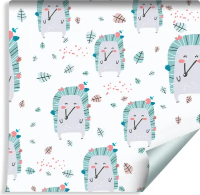 Produktbild von 10m VLIES TAPETE Rolle Kinderzimmer Kleiner Igel Natur XXL