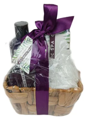 Produktbild von Accentra Badeset Frauen Botanic SPA im Seegraskorb 4-teiliges Giftset Beauty