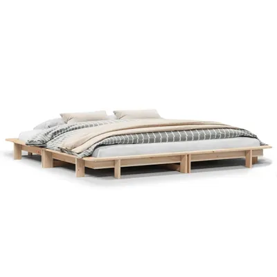 Immagine prodotto di vidaXL Letto in legno massiccio senza materasso 160x200 cm in legno di pino