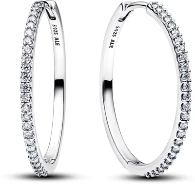 Produktbild von Pandora Sparkling Hoop 294650C01 Ohrringe