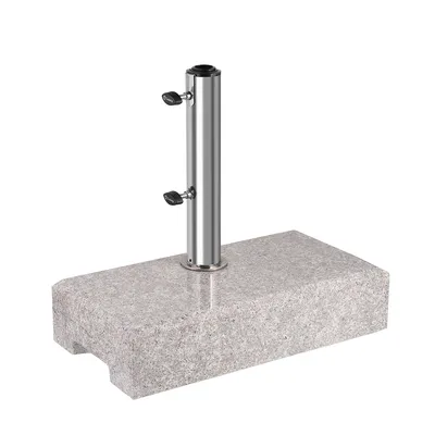 Produktbild von Sekey Sonnenschirmständer Granit 25 kg Rechteckig Edelstahl Sonnenschirmsockel Balkon Terrasse