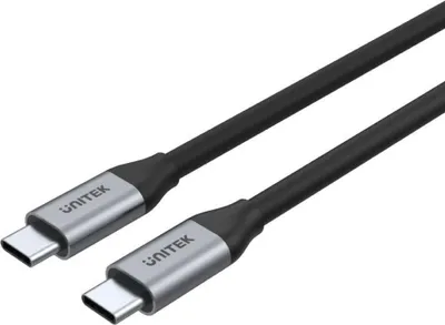 Obrázok produktu pre UNITEK C14082ABK, 1 m, USB C, USB C, USB 3.2 Gen 2 (3.1 Gen 2), 10 Gbit/s, Čierna