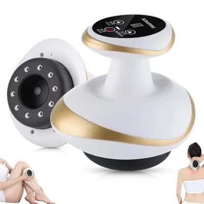 Produktbild von 4-in-1 Körperformungs-Massagegerät,Vakuum-Saug- und Gua-Sha-Massager, strafft die Haut, fördert die Durchblutung,Tiefengewebsmassage mit Heizfunktion