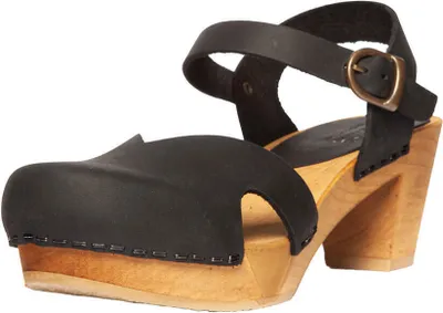 Produktbild von Sanita Wood-Matrix Square Flex Sandal Sandale Black Gr.36