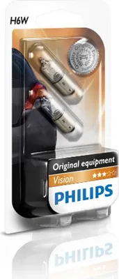 Obrázek produktu pro Philips Vision 12036B2 Lepší vidění, 6 W, 12 V, H6W, 2 kusů