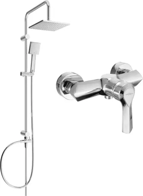 Immagine prodotto di Mexen Tord set doccia esterno con soffione e miscelatore doccia Sabre, cromo - 72140200-00