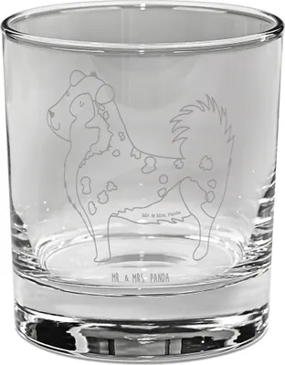 Produktbild von Mr. & Mrs. Panda Glas Hund Australien Shepherd - Transparent - Geschenk, Sprüche, Spruch, Cocktailglas, Trinkglas, Familienhund, Tierliebhaber, gravur, Gin, Tumbler