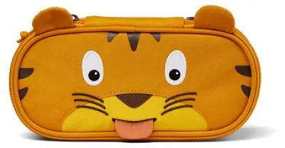 Zdjęcie produktu dla Affenzahn Tiger, Miękki piórnik, Pomarańczowy, Obraz, Wewnątrz/Na wolnym powietrzu, Chłopak, dziewczyna, Zamek
