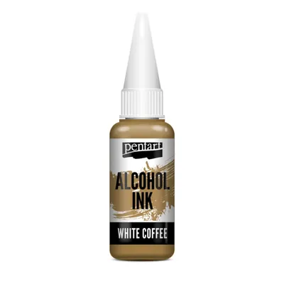 Produktbild von PENTART Medientinte auf Alkoholbasis, 20 ml, Weißer Kaffee