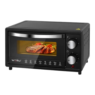 Produktbild von Woltu 10L Mini Backofen 60 min. Timer 650W 100-230°C Pizzaofen freistehend Camping