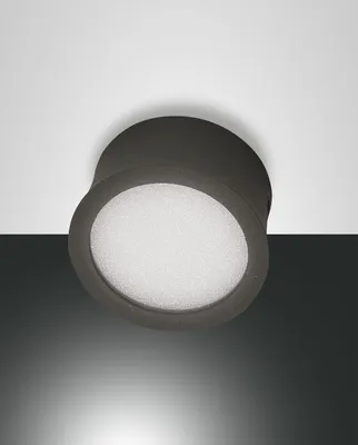 Produktbild von Fabas Luce LED-Wand-/Deckenleuchte LB25 anthrazit 7W 3000K