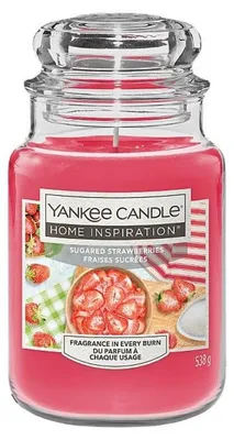 Produktbild von Duftkerze Home Inspiration groß Sugared Strawberries 538 g