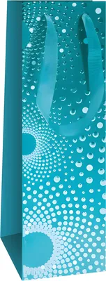 Produktbild von Flaschentasche Metallic 11x36cm - Trötsch