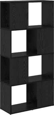 Image de vidaXL Ensemble de meubles TV noir 60 x 24 x 125,5 cm Bois composite