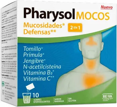 Immagine prodotto di Pharysol Mocos 10 bustine