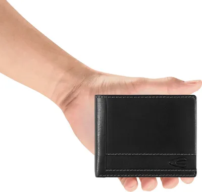 Obrázek produktu pro Camel Active Field Jeans Wallet malá kožená peněženka RFID, barva:černá