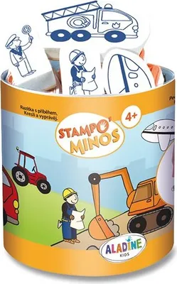 Zdjęcie produktu dla Pieczątki Aladine Stampo Minos Machines, 10 szt